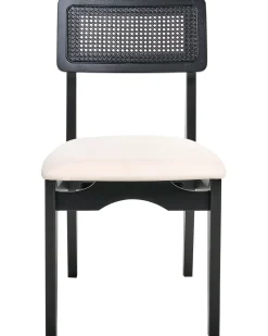 Set di 2 sedie da pranzo RUBONIA Legno Nero