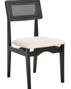 Set di 2 sedie da pranzo RUBONIA Legno Nero