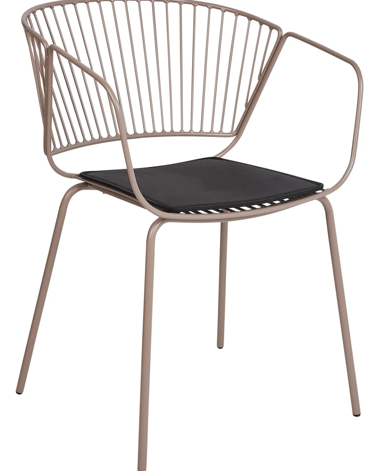 Set di 2 sedie da pranzo RIGBY Metallo Beige