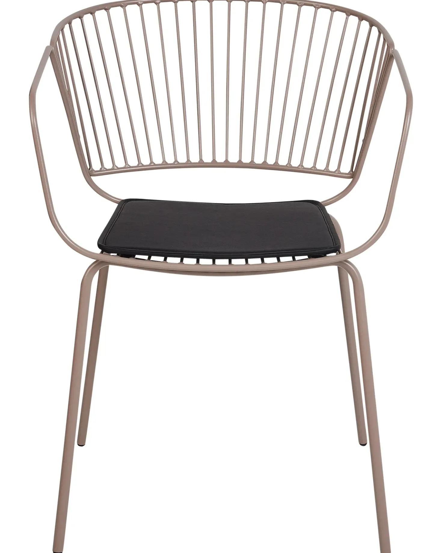 Set di 2 sedie da pranzo RIGBY Metallo Beige