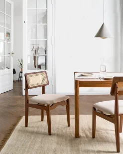 Set di 2 sedie da pranzo RUBONIA Legno Marrone scuro