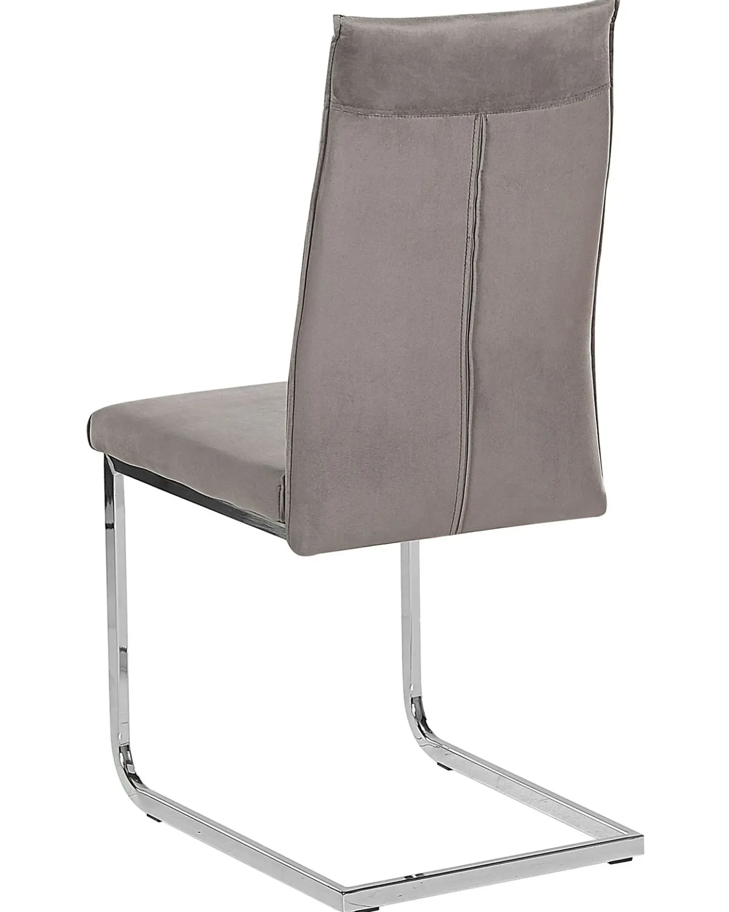 Set di 2 sedie da pranzo ROCKFORD Velluto Grigio