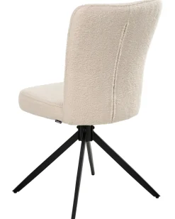 Set di 2 sedie da pranzo RYAN Bouclé Beige chiaro