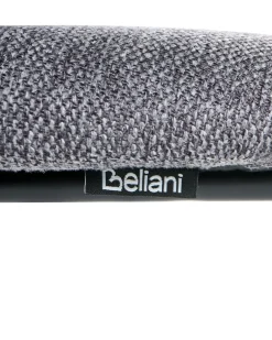 Set di 4 sedie da pranzo RILEY Tessuto Grigio