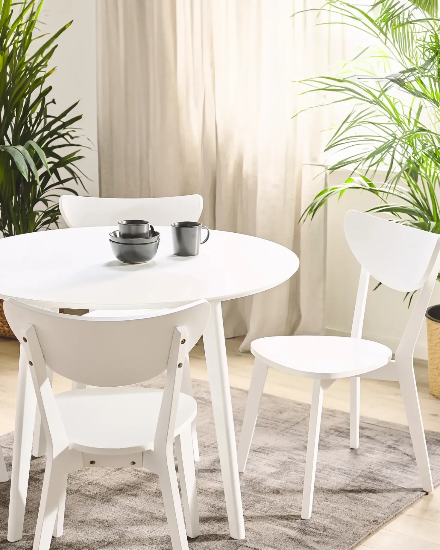 Set di 2 sedie da pranzo ROXBY Bianco