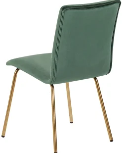 Set di 2 sedie da pranzo RUBIO Velluto Verde smeraldo