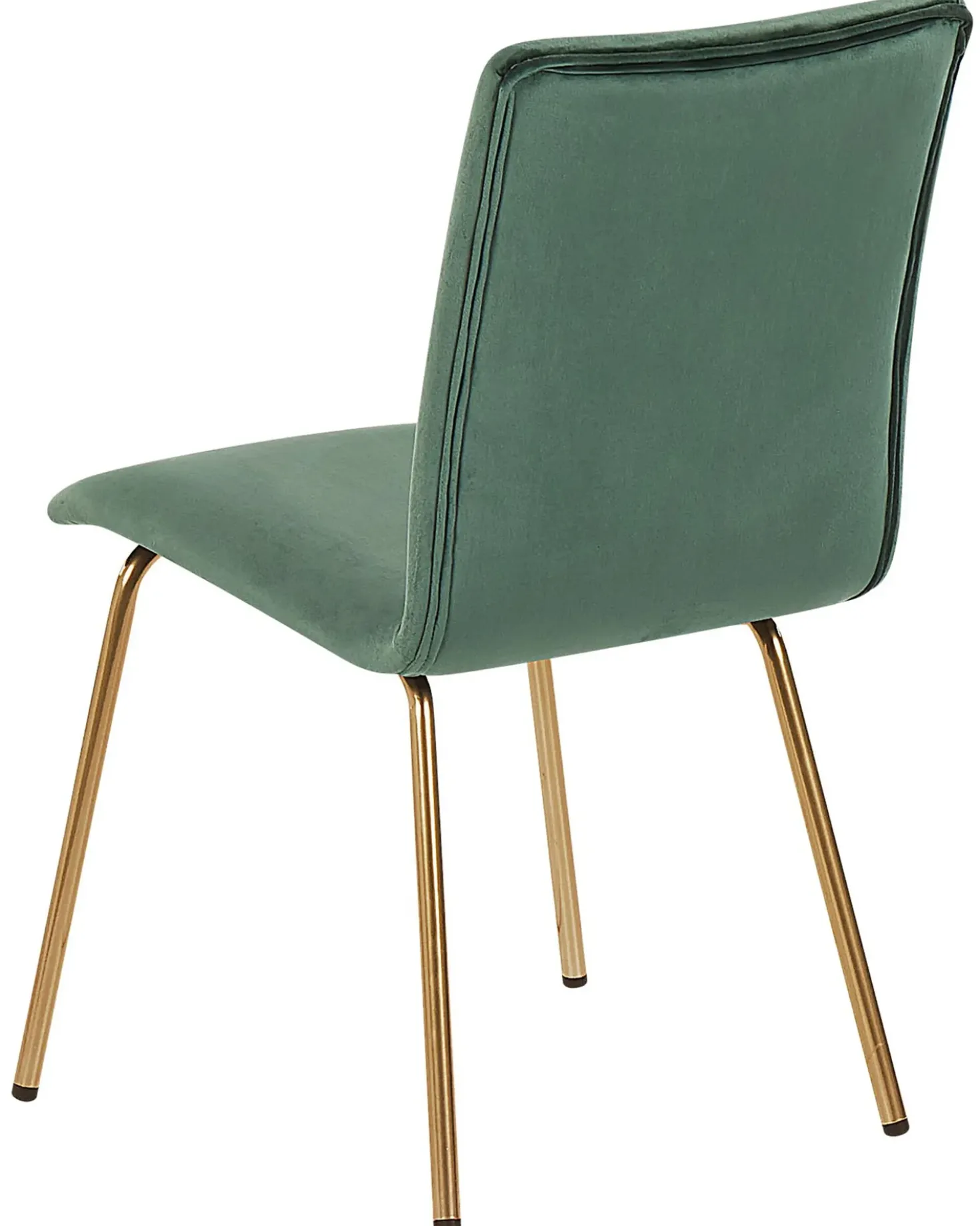 Set di 2 sedie da pranzo RUBIO Velluto Verde smeraldo