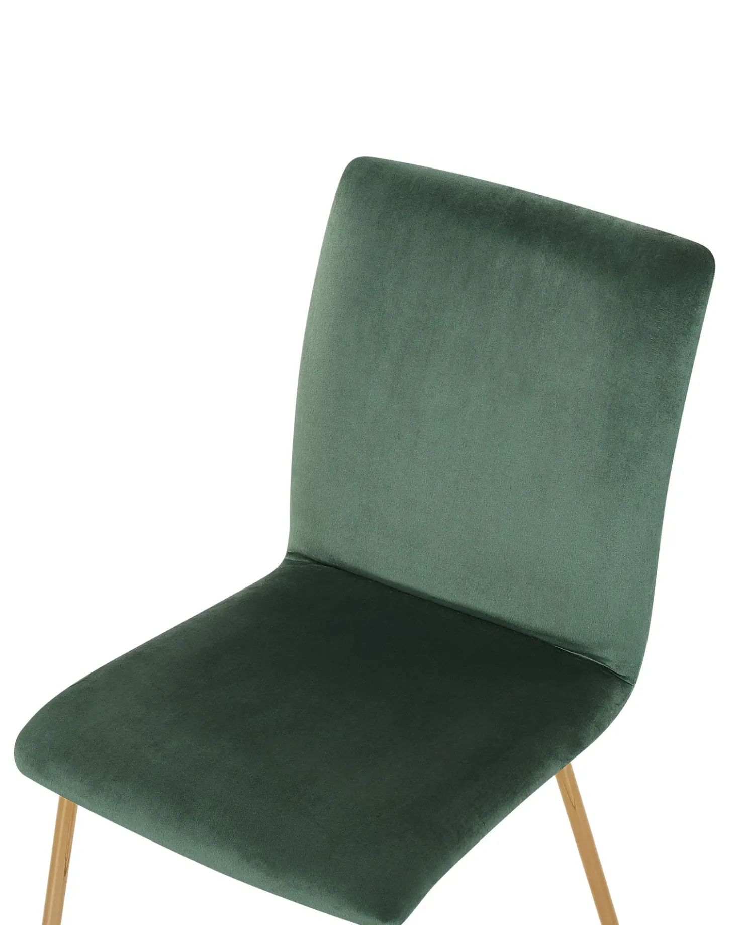 Set di 2 sedie da pranzo RUBIO Velluto Verde smeraldo
