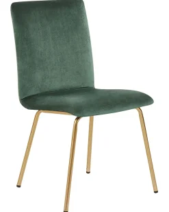 Set di 2 sedie da pranzo RUBIO Velluto Verde smeraldo