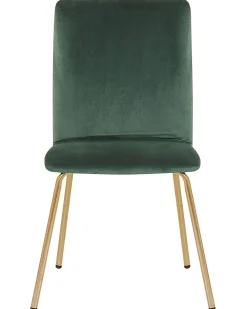 Set di 2 sedie da pranzo RUBIO Velluto Verde smeraldo