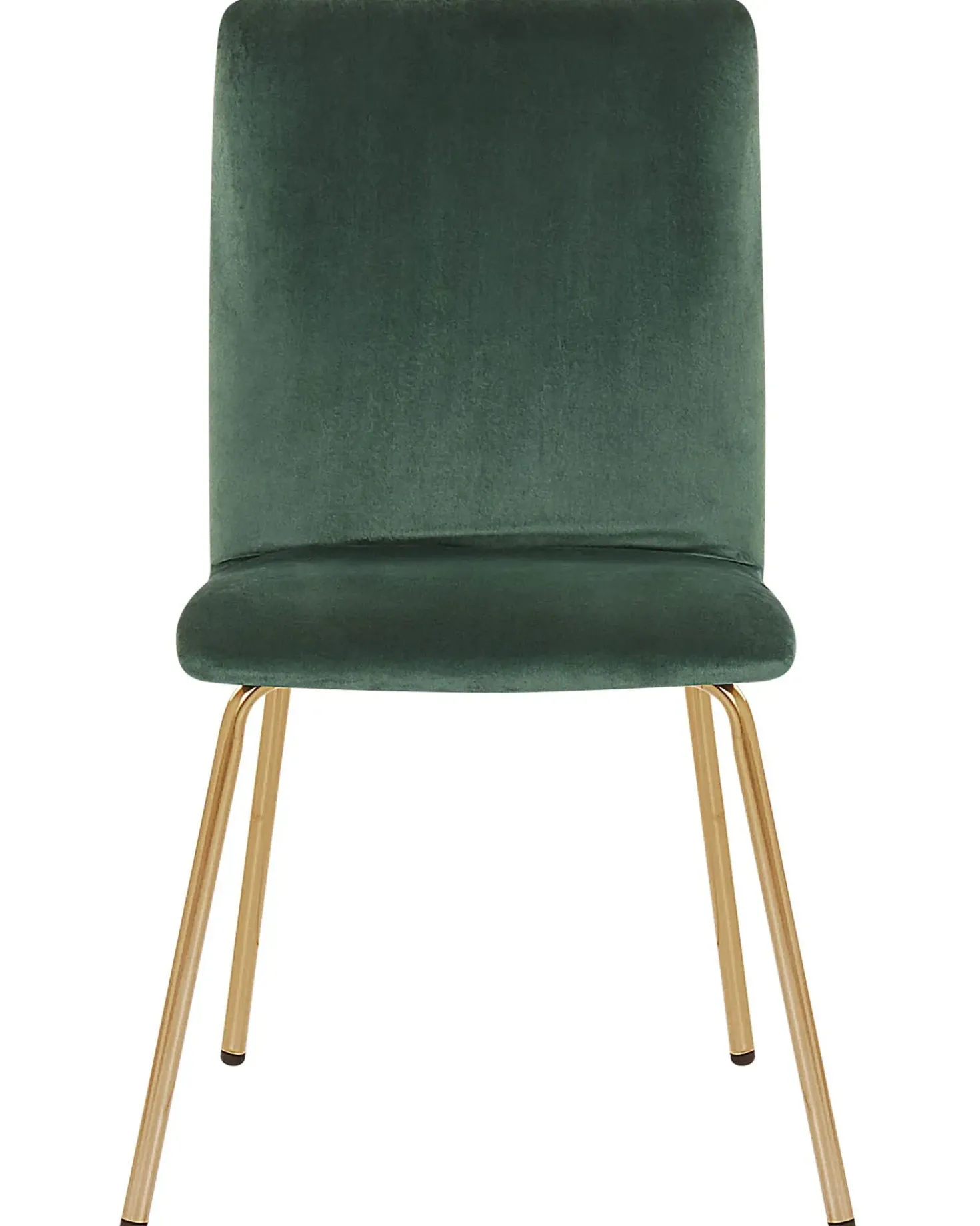 Set di 2 sedie da pranzo RUBIO Velluto Verde smeraldo