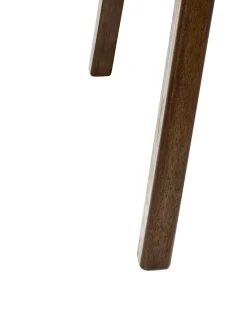 Set di 2 sedie da pranzo SMILEY Legno Marrone/Grigio