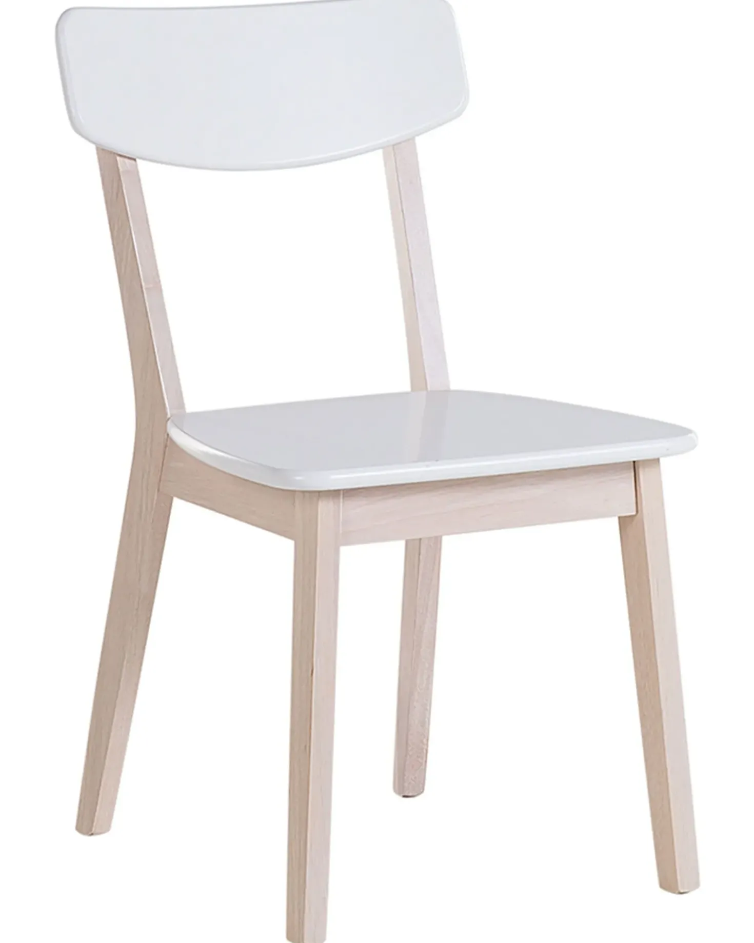 Set di 2 sedie da pranzo SANTOS Bianco