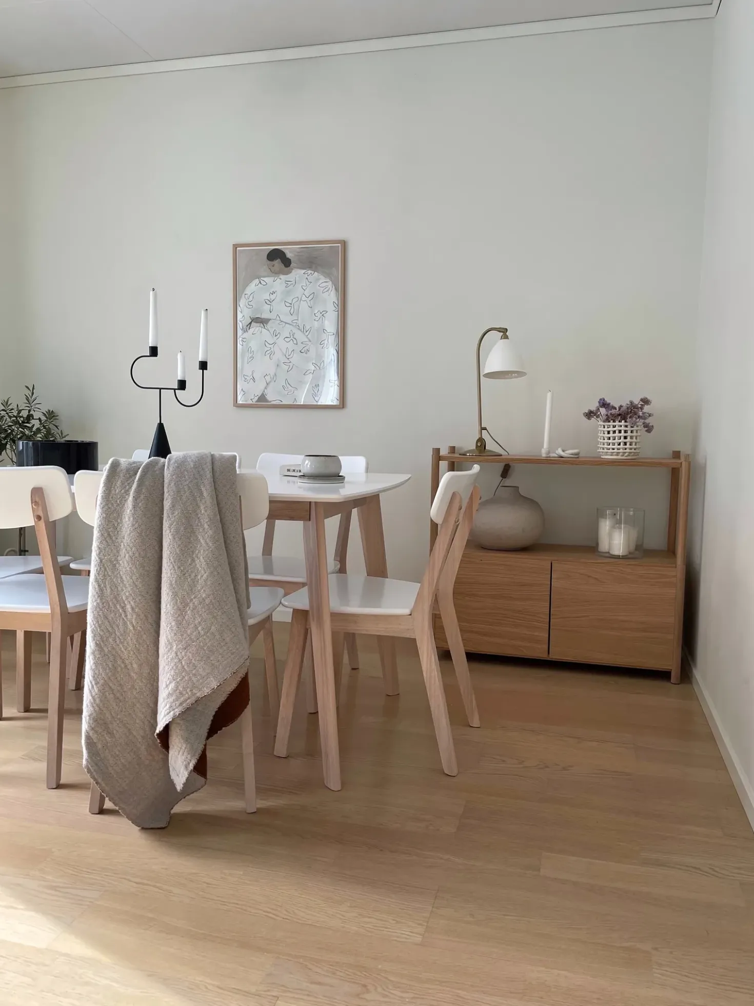 Set di 2 sedie da pranzo SANTOS Bianco