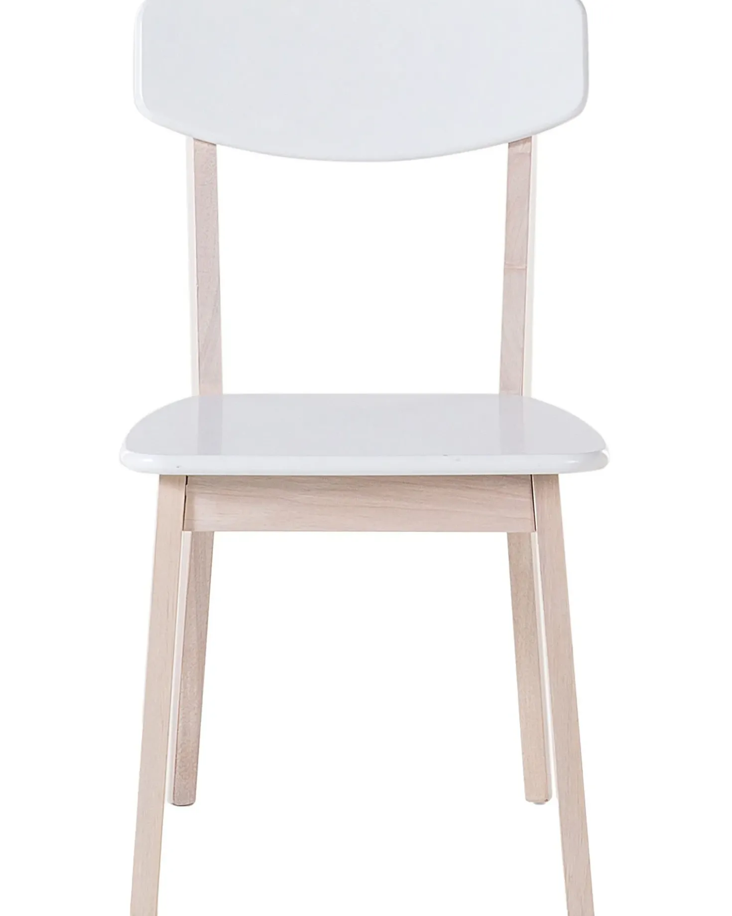 Set di 2 sedie da pranzo SANTOS Bianco