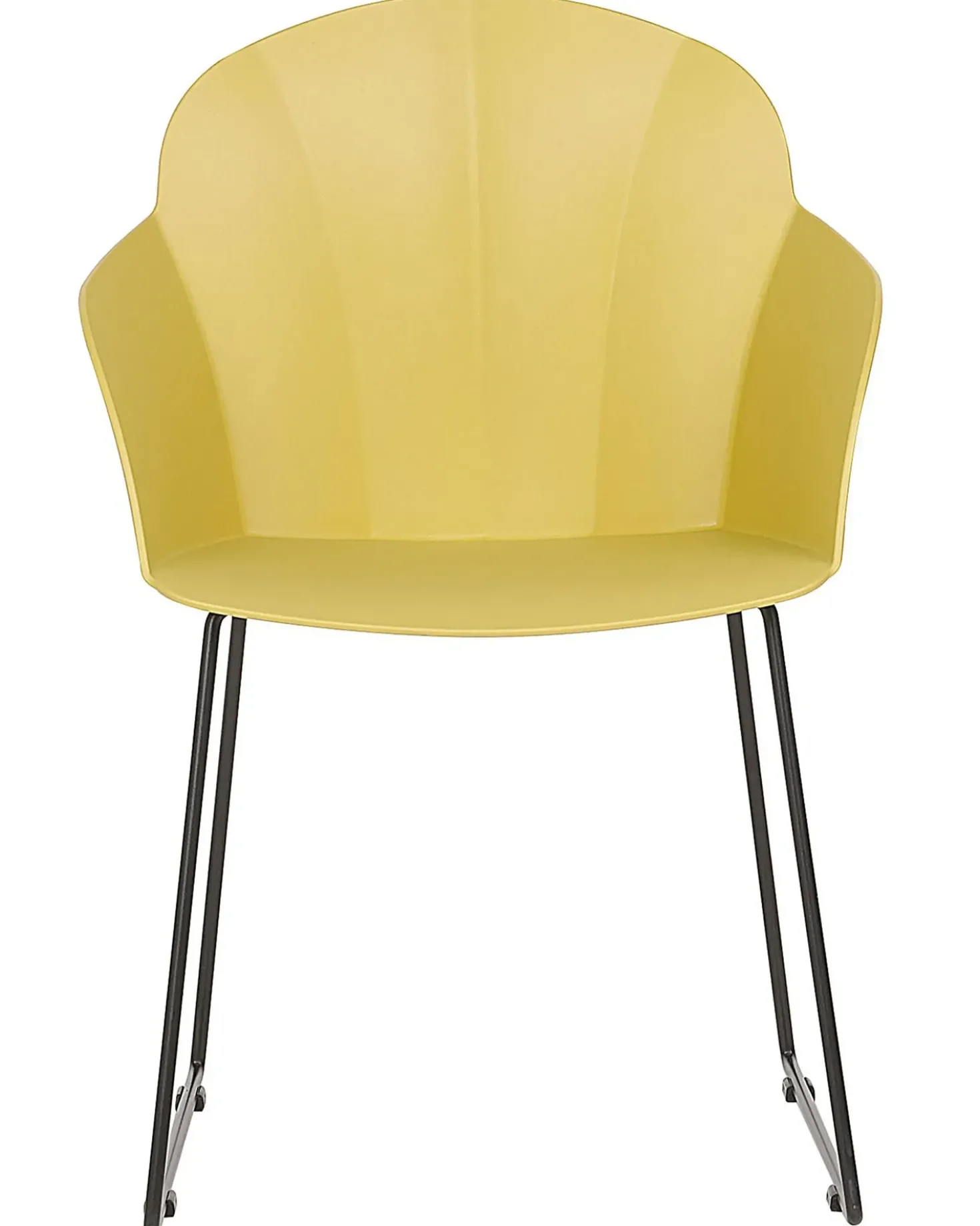 Set di 2 sedie da pranzo SYLVA Giallo