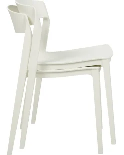 Set di 2 sedie da pranzo SOMERS Bianco