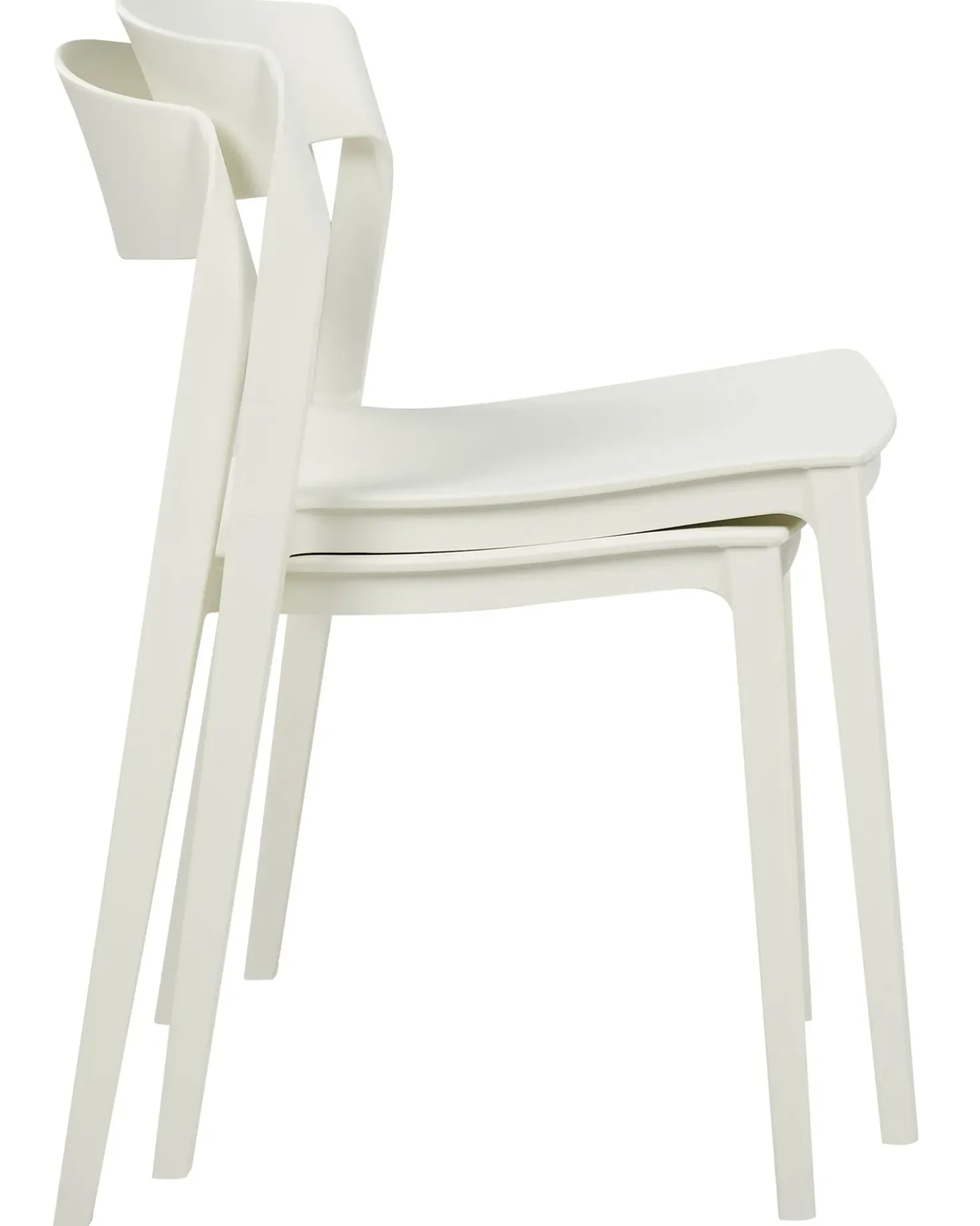 Set di 2 sedie da pranzo SOMERS Bianco