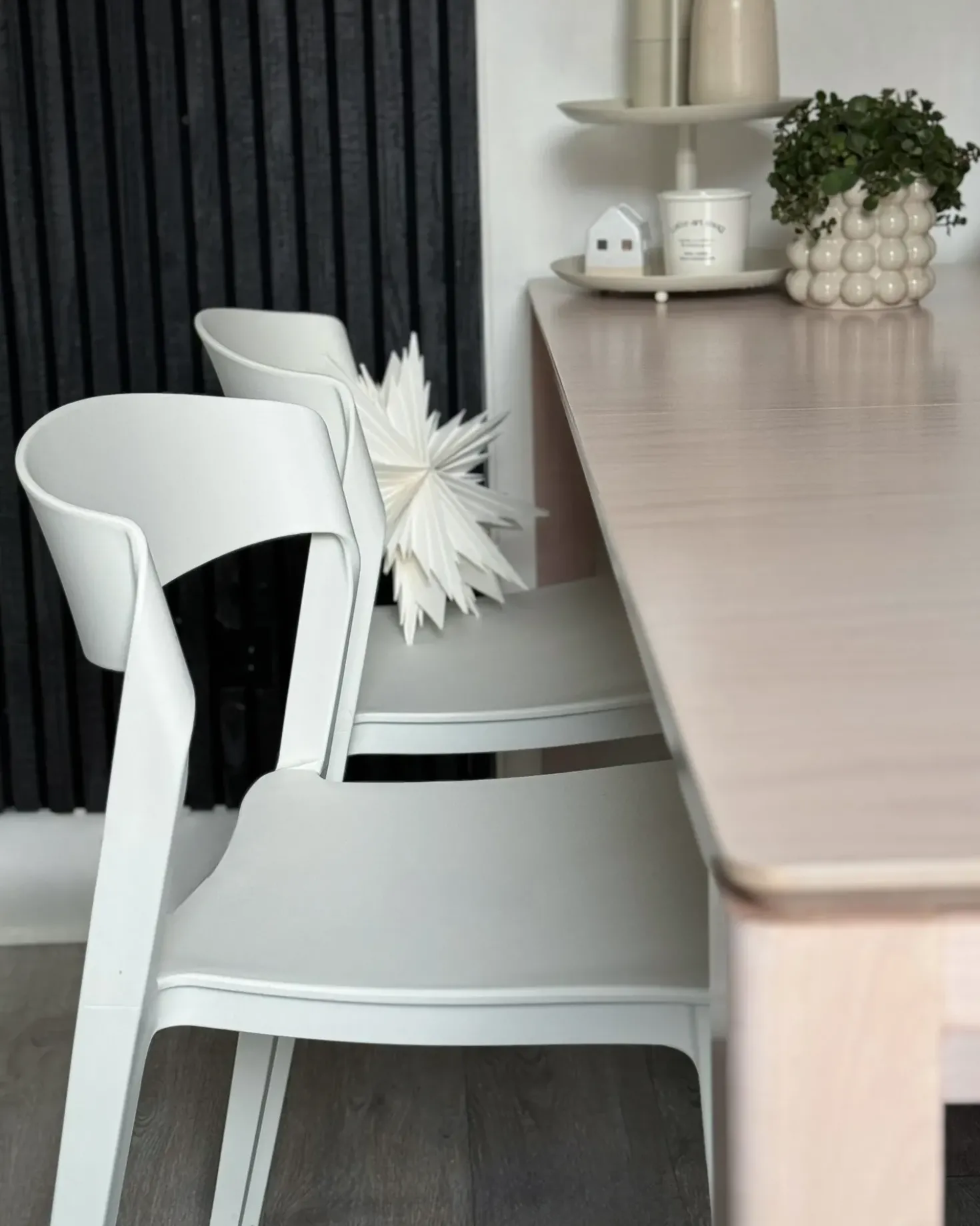 Set di 2 sedie da pranzo SOMERS Bianco