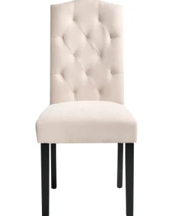 Set di 2 sedie da pranzo SHIRLEY Tessuto Beige chiaro