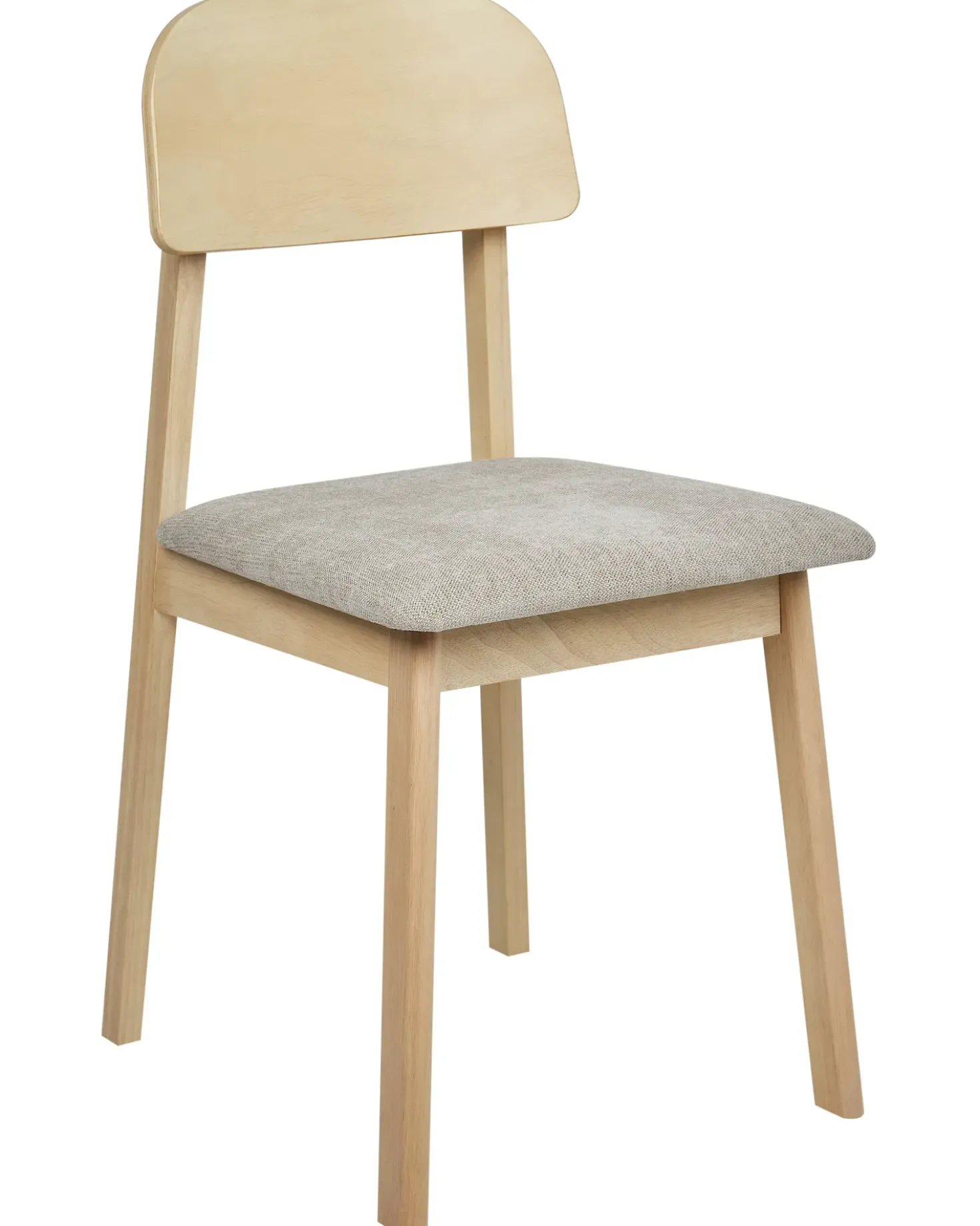 Set di 2 sedie da pranzo SCANDIA Legno Tortora