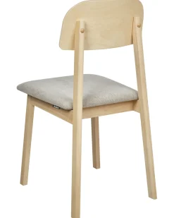 Set di 2 sedie da pranzo SCANDIA Legno Tortora
