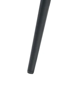 Set di 2 sedie da pranzo SANILAC Velluto Nero