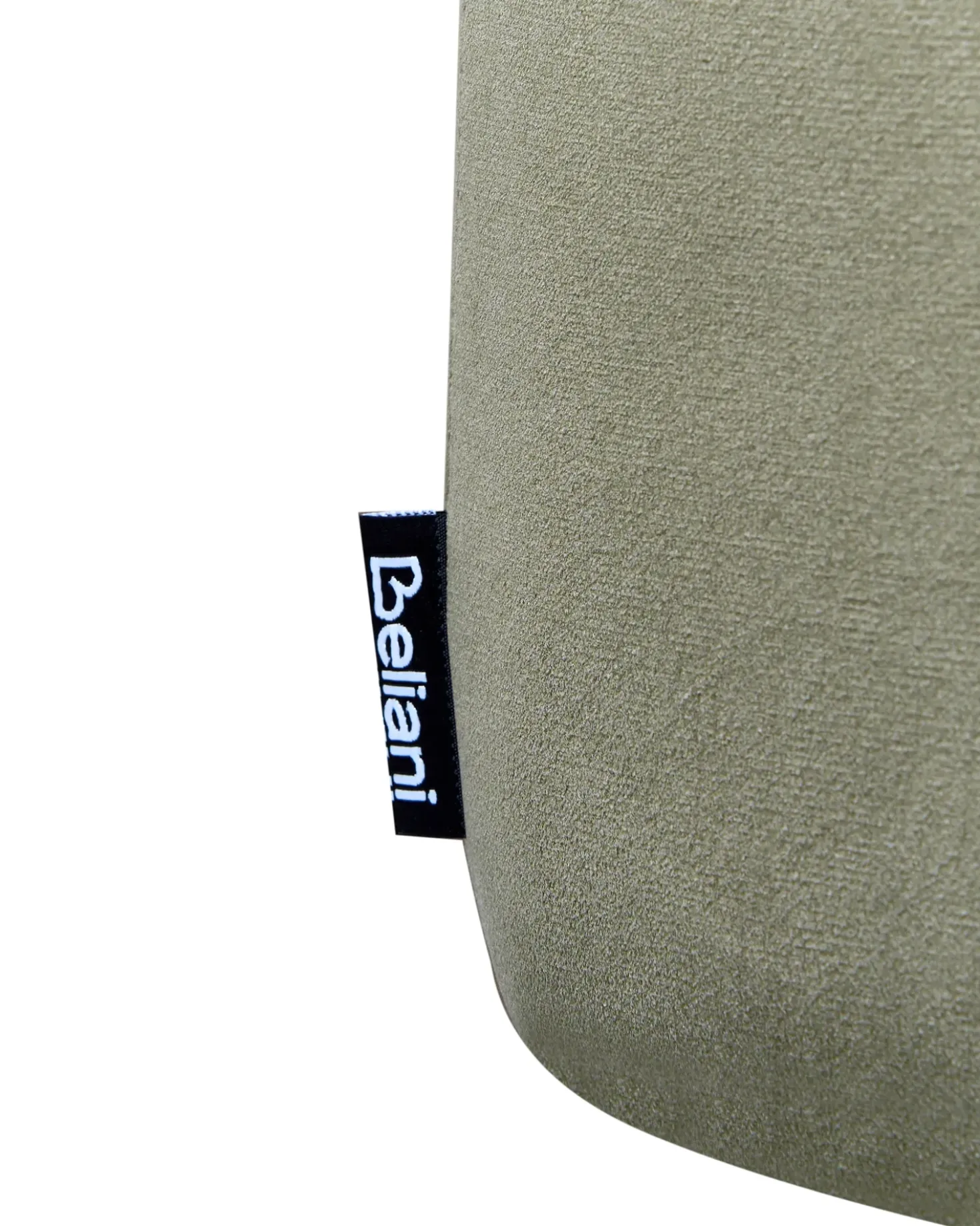 Set di 2 sedie da pranzo SANILAC Velluto Verde oliva