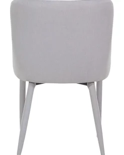 Set di 2 sedie da pranzo SOLANO Tessuto Grigio chiaro
