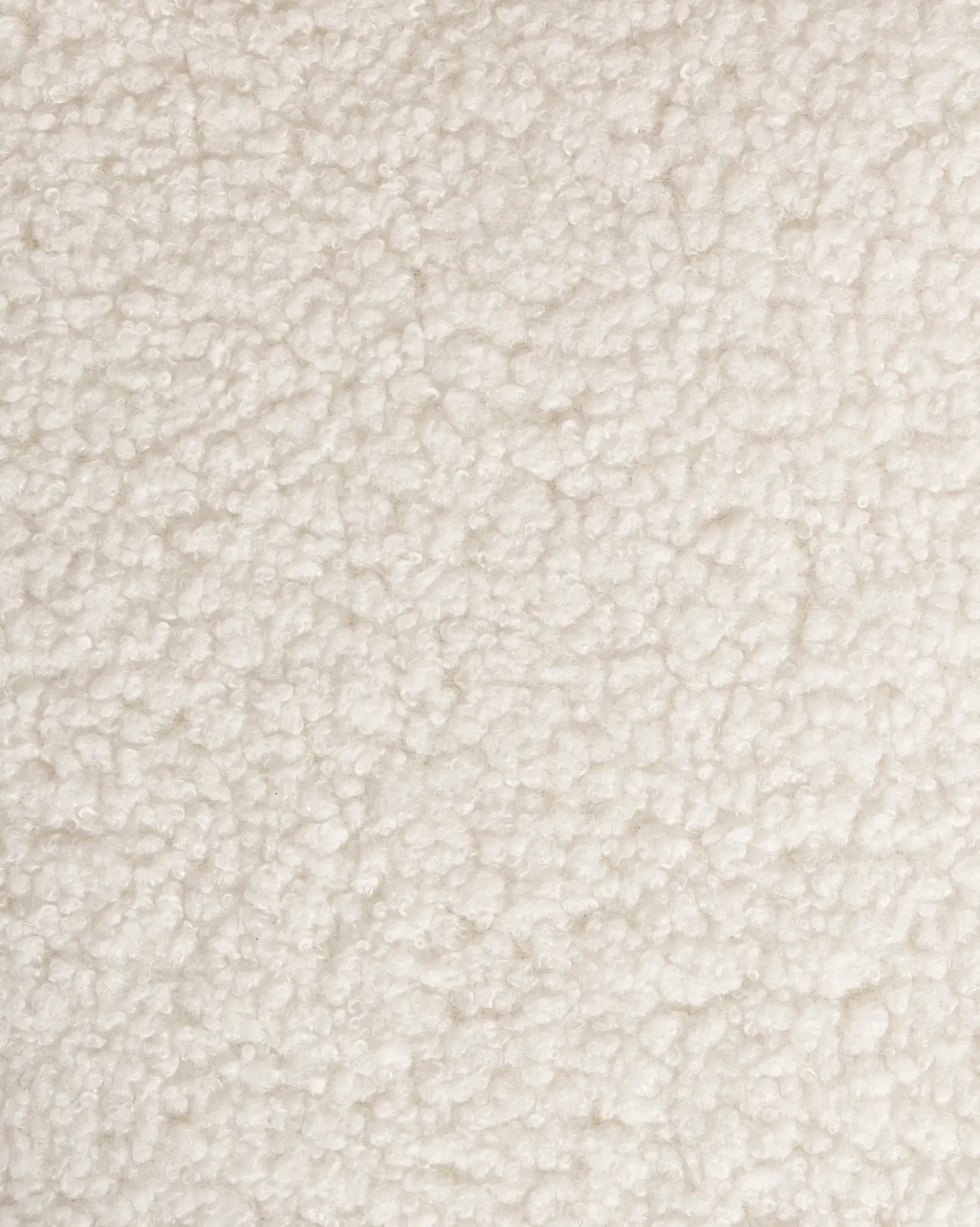 Set di 2 sedie da pranzo SANILAC Bouclé Bianco