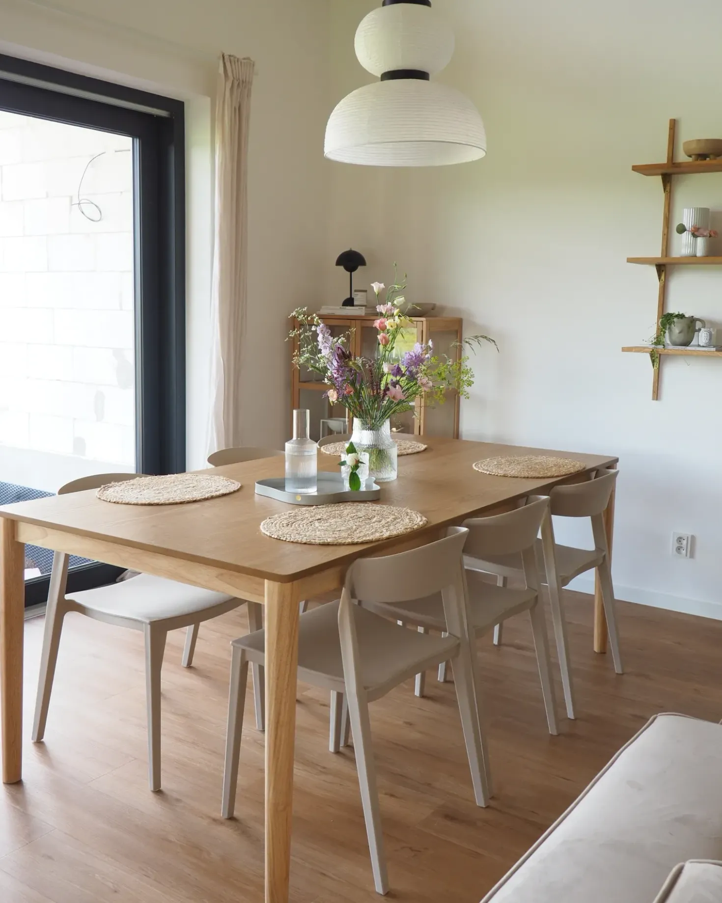 Set di 2 sedie da pranzo SOMERS Beige