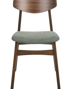 Set di 2 sedie da pranzo SMILEY Legno Marrone/Verde