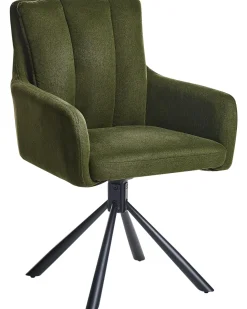 Set di 2 sedie da pranzo SARDOAL Tessuto Verde scuro