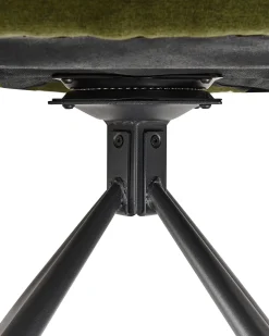 Set di 2 sedie da pranzo SARDOAL Tessuto Verde scuro