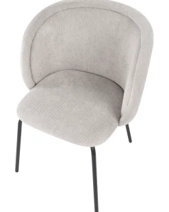 Set di 2 sedie da pranzo SARASOTA Tessuto Bianco sporco