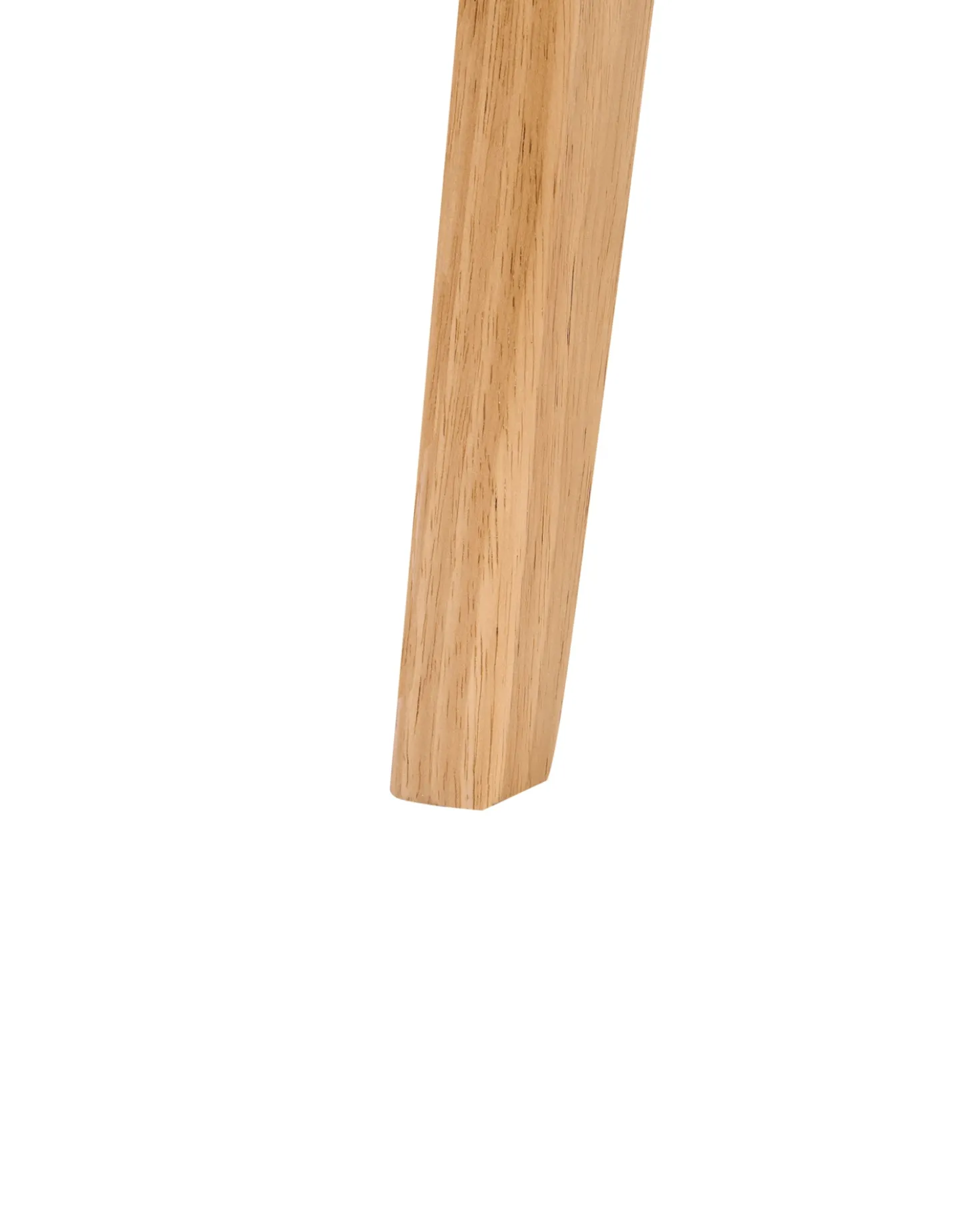 Set di 2 sedie da pranzo SMILEY Legno Marrone chiaro/Bianco sporco