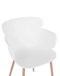 Set di 2 sedie da pranzo SUMKLEY Bianco