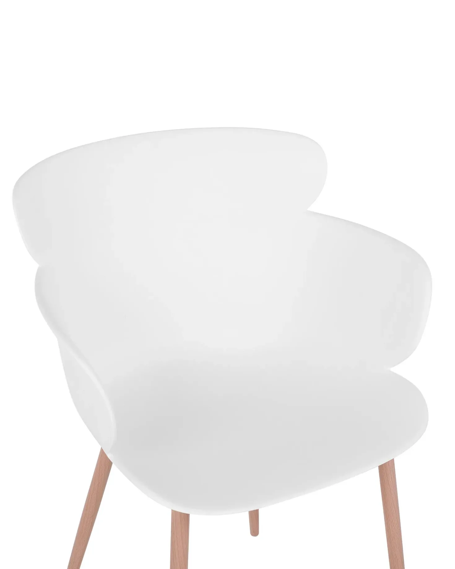Set di 2 sedie da pranzo SUMKLEY Bianco