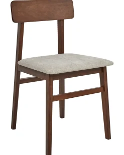 Set di 2 sedie da pranzo STACY Legno Tortora