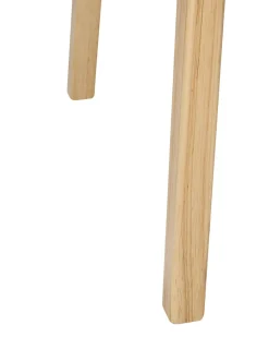 Set di 2 sedie da pranzo SMILEY Legno Marrone chiaro/Grigio