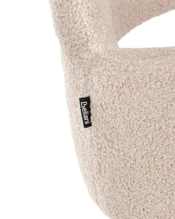 Set di 2 sedie da pranzo SANILAC Bouclé Beige
