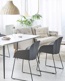Set di 2 sedie da pranzo SYLVA Nero