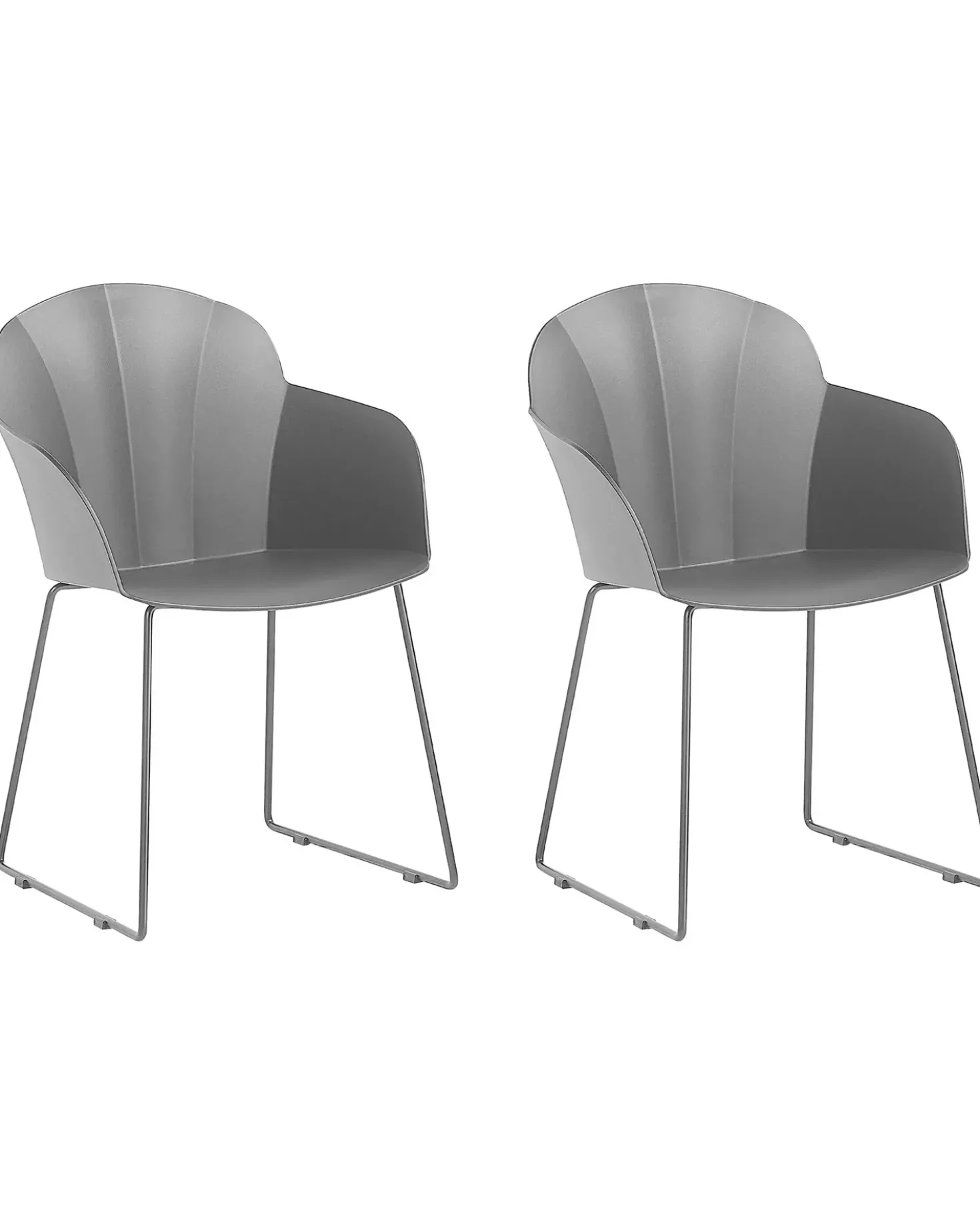 Set di 2 sedie da pranzo SYLVA Nero