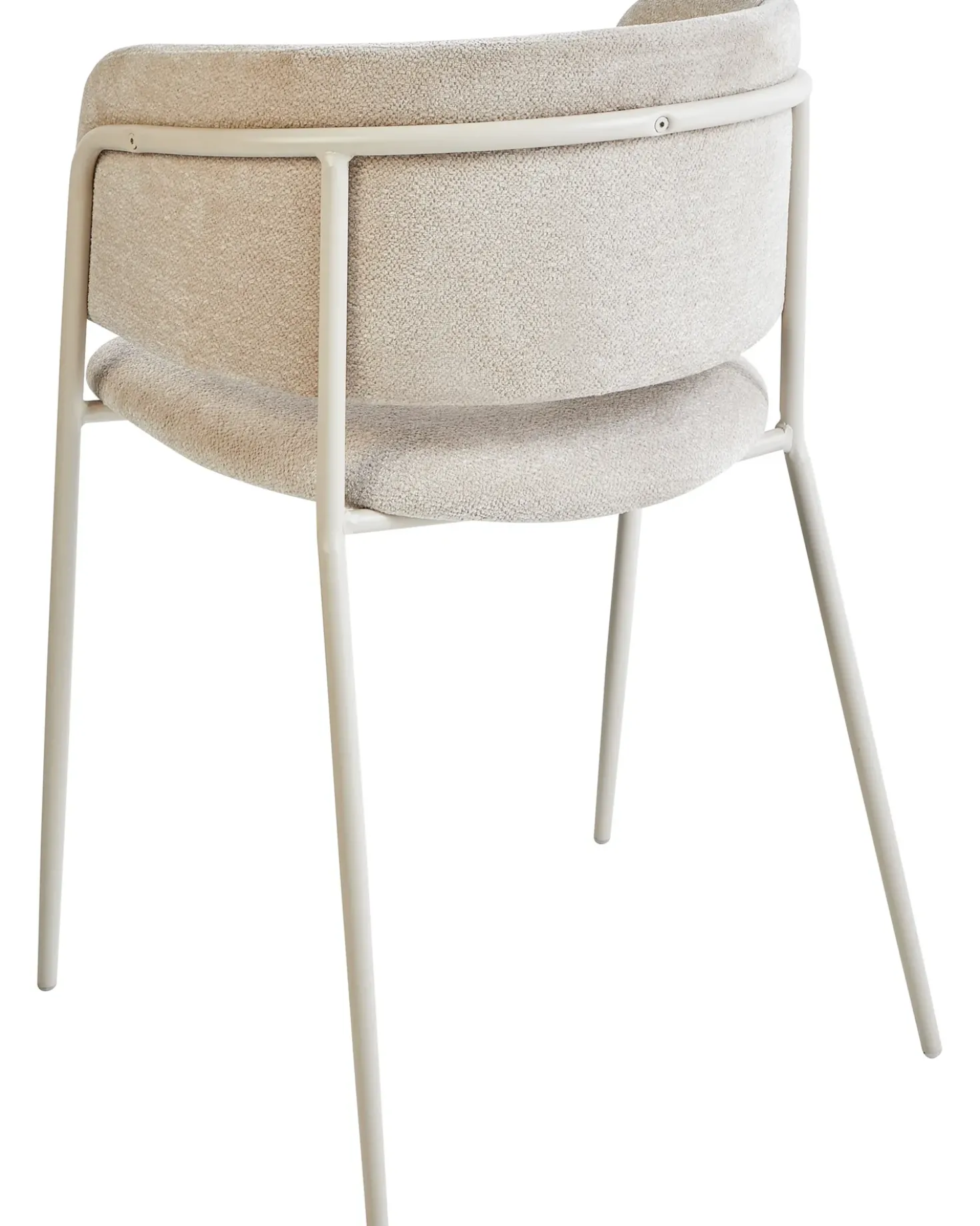 Set di 2 sedie da pranzo SPRINGER Ciniglia Beige chiaro