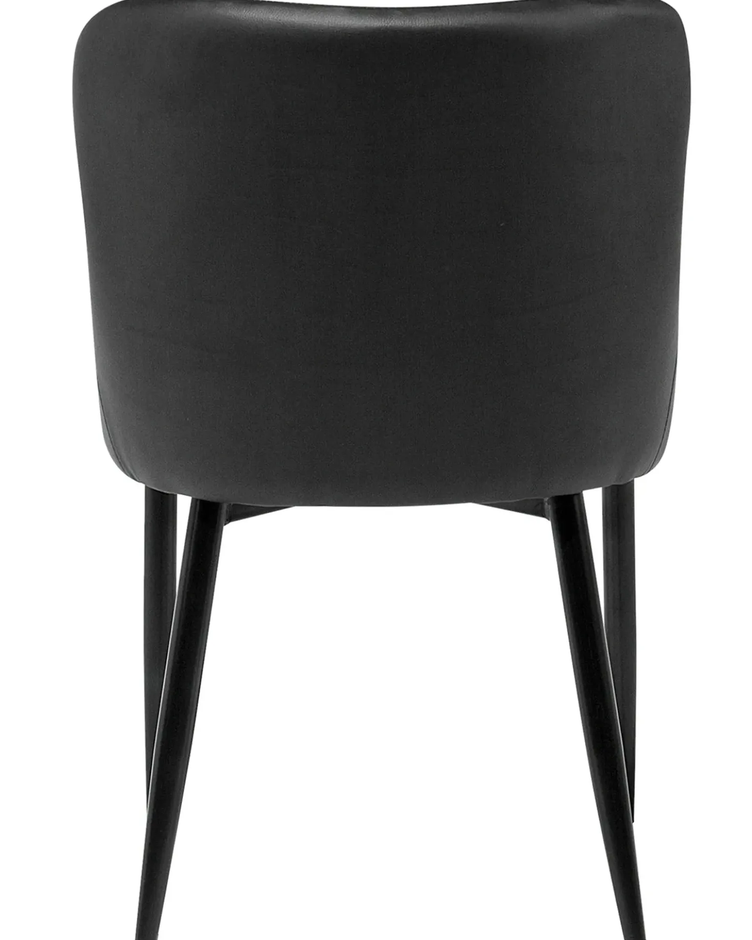Set di 2 sedie da pranzo SOLANO Pelle sintetica Nero