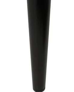 Set di 2 sedie da pranzo SOLANO Pelle sintetica Nero