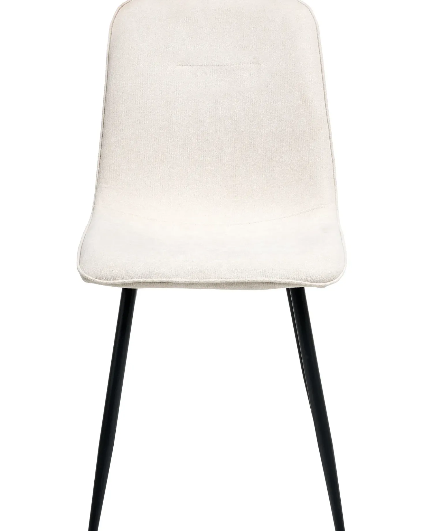 Set di 4 sedie da pranzo TUSCOLA Tessuto Beige chiaro
