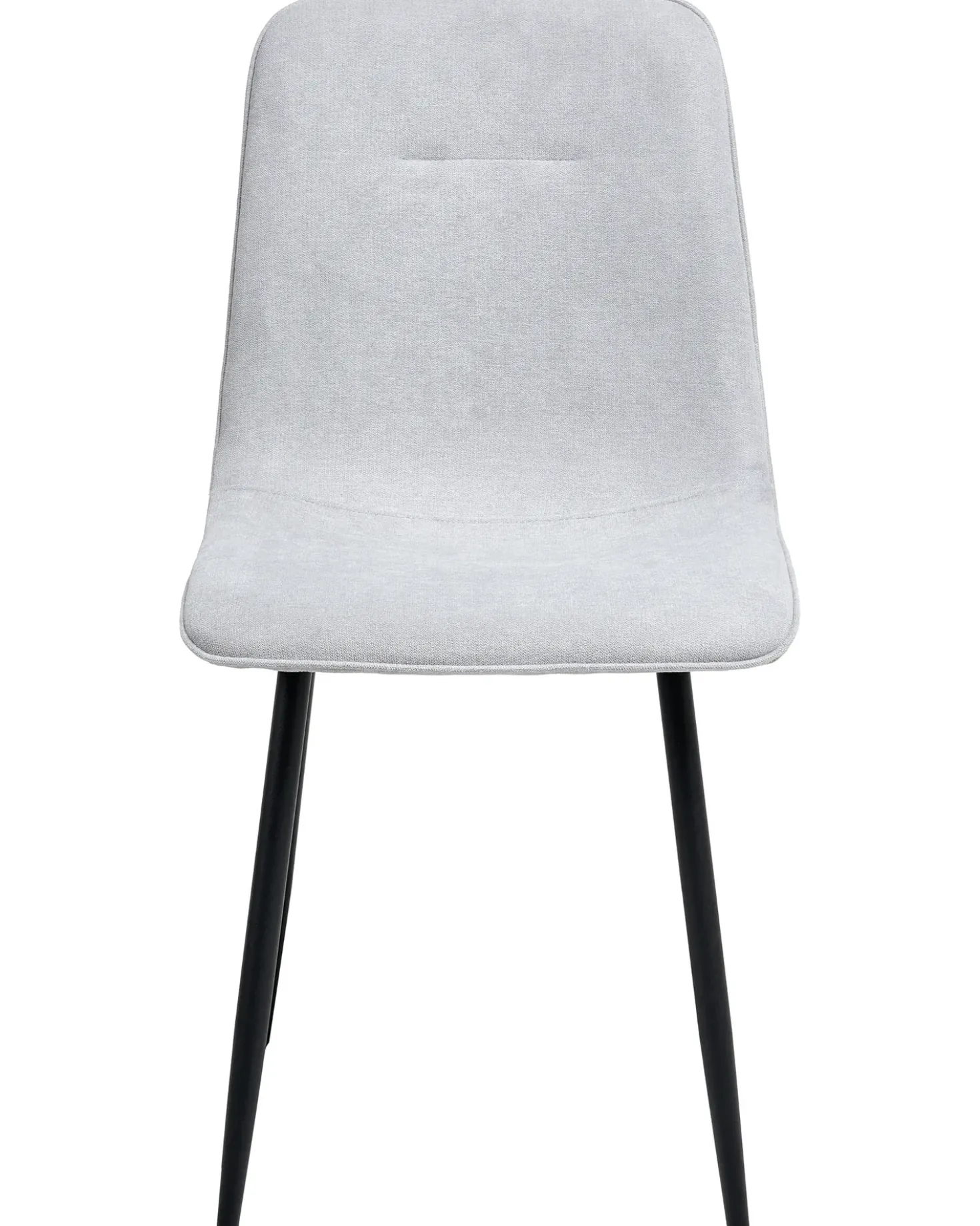 Set di 4 sedie da pranzo TUSCOLA Tessuto Grigio chiaro