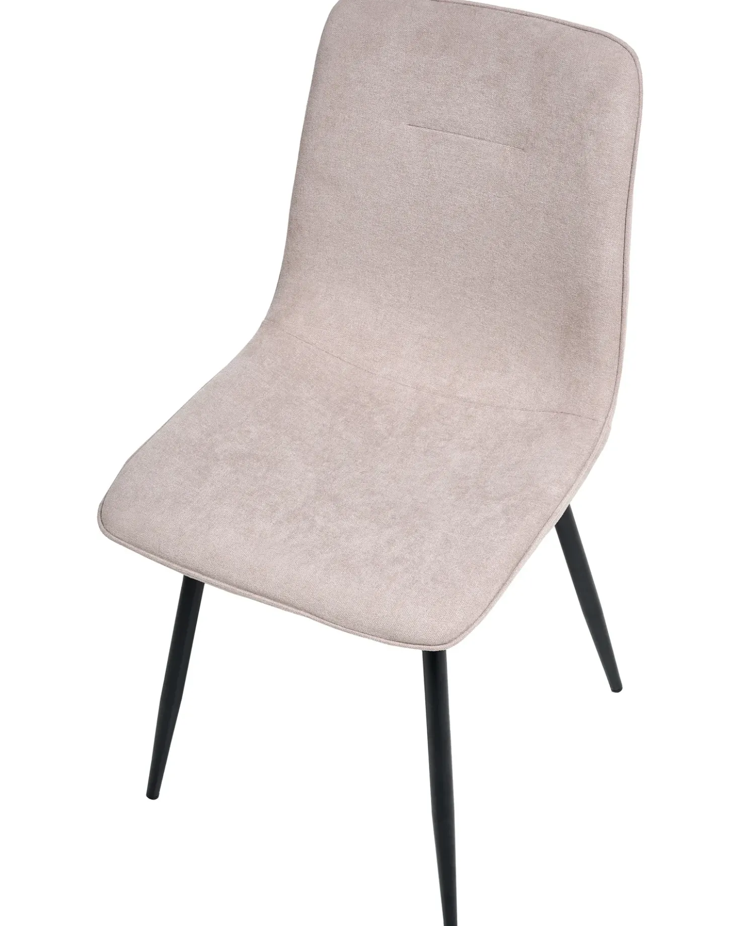 Set di 4 sedie da pranzo TUSCOLA Tessuto Beige