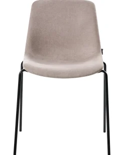 Set di 4 sedie da pranzo TILLER Tessuto Beige